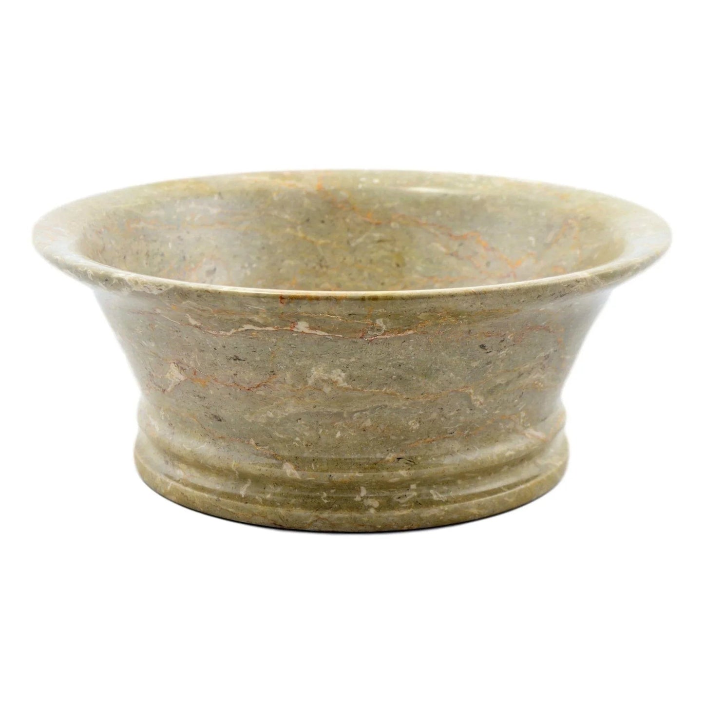 Modern Fruit Bowl - Sahara Beige Mable 8 inch Bowl - PoshaBella