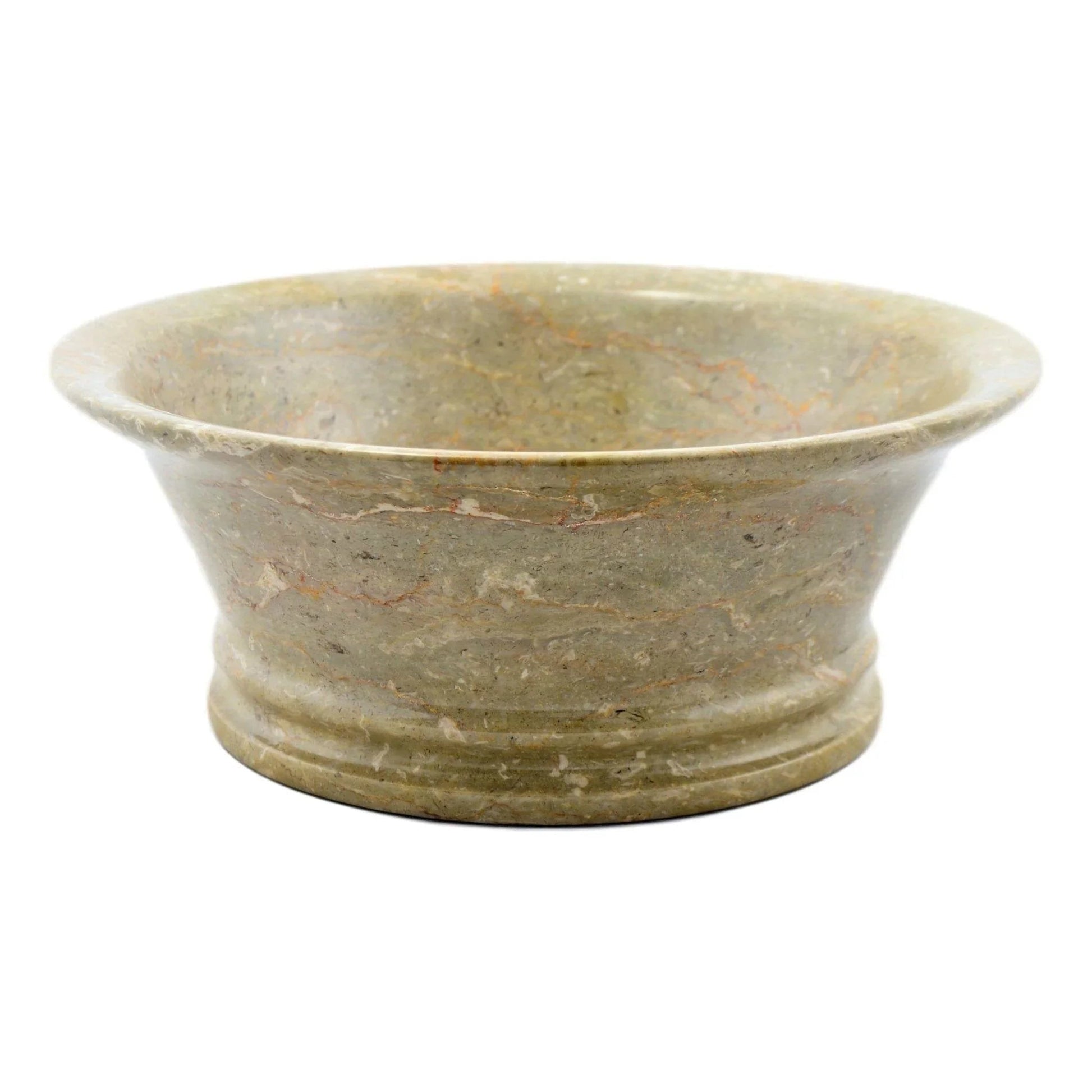 Modern Fruit Bowl - Sahara Beige Mable 8 inch Bowl - PoshaBella