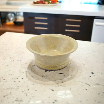 Modern Fruit Bowl - Sahara Beige Mable 8 inch Bowl - PoshaBella