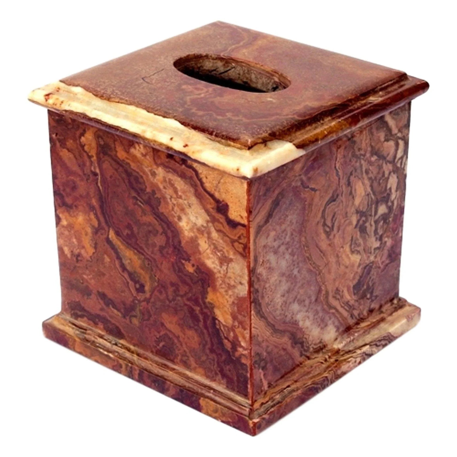 Multi Brown Onyx Facial Tissue Holders - PoshaBella