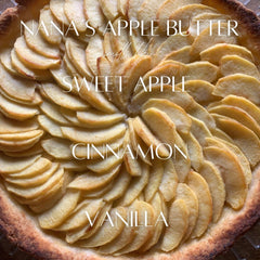 6.5 oz Mason Jar Soy Candle - Nana's Apple Butter