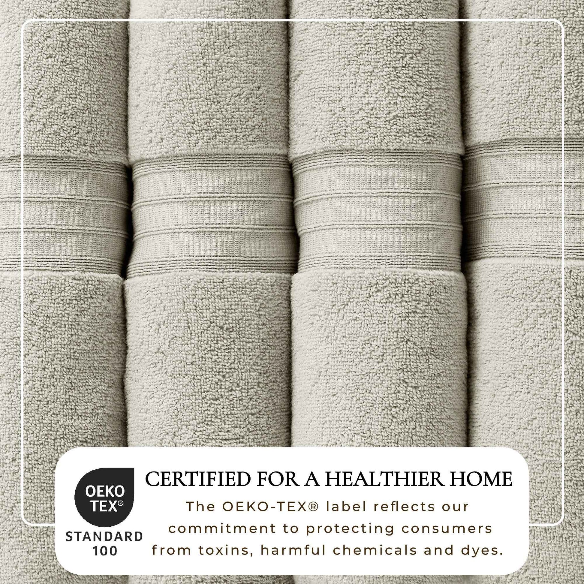 100% Cotton Premium Bath Towel Set - Chiara Collection