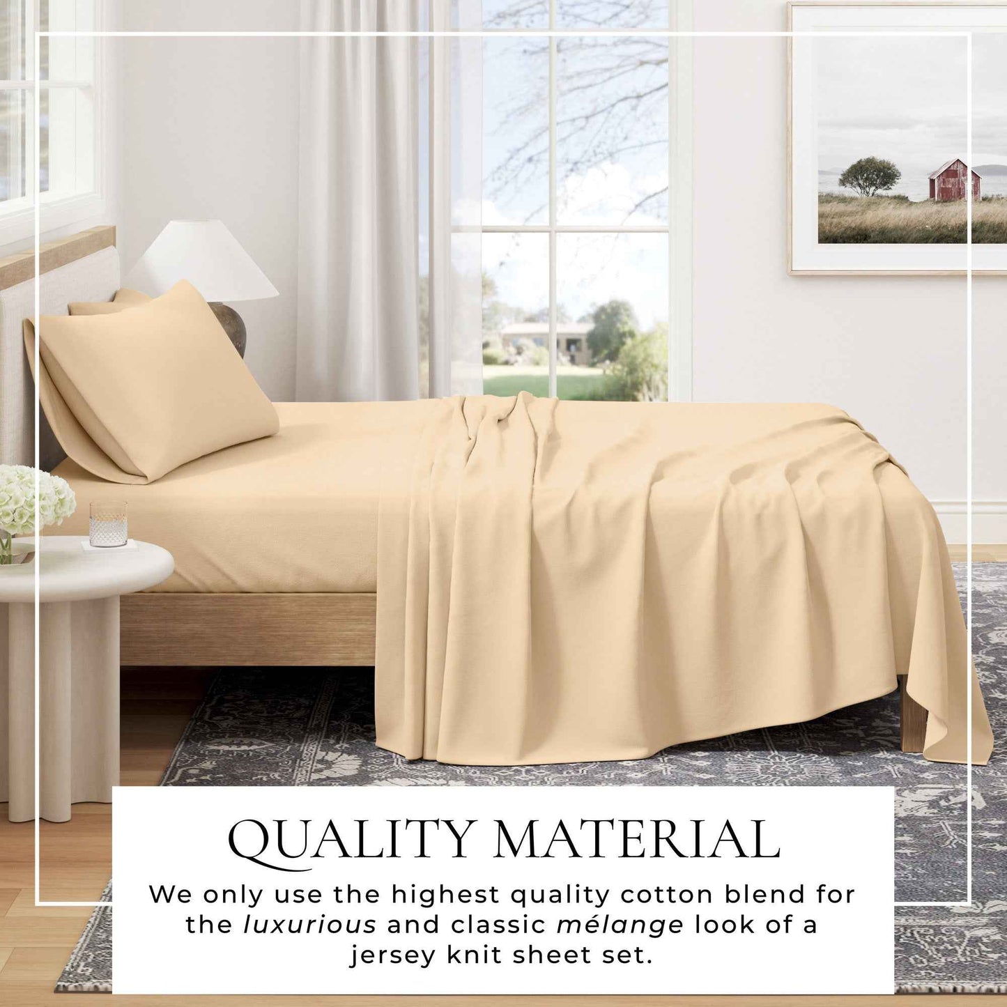 4-Piece Jersey Sheet - Carmen Collection