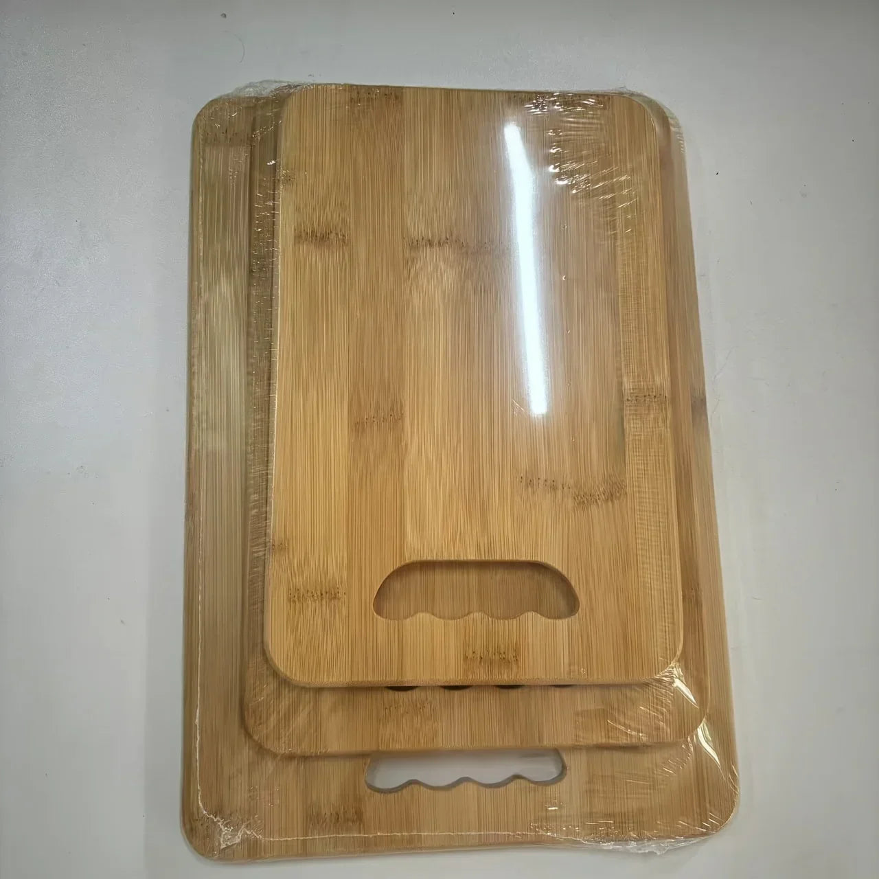 Non-Toxic Bamboo Set of 3 Chopping Boards