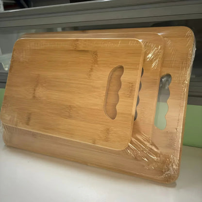 Non-Toxic Bamboo Set of 3 Chopping Boards