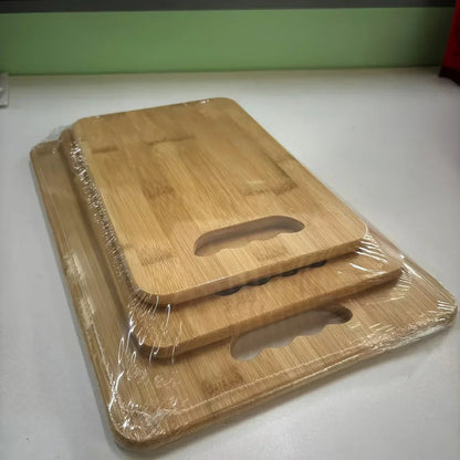 Non-Toxic Bamboo Set of 3 Chopping Boards