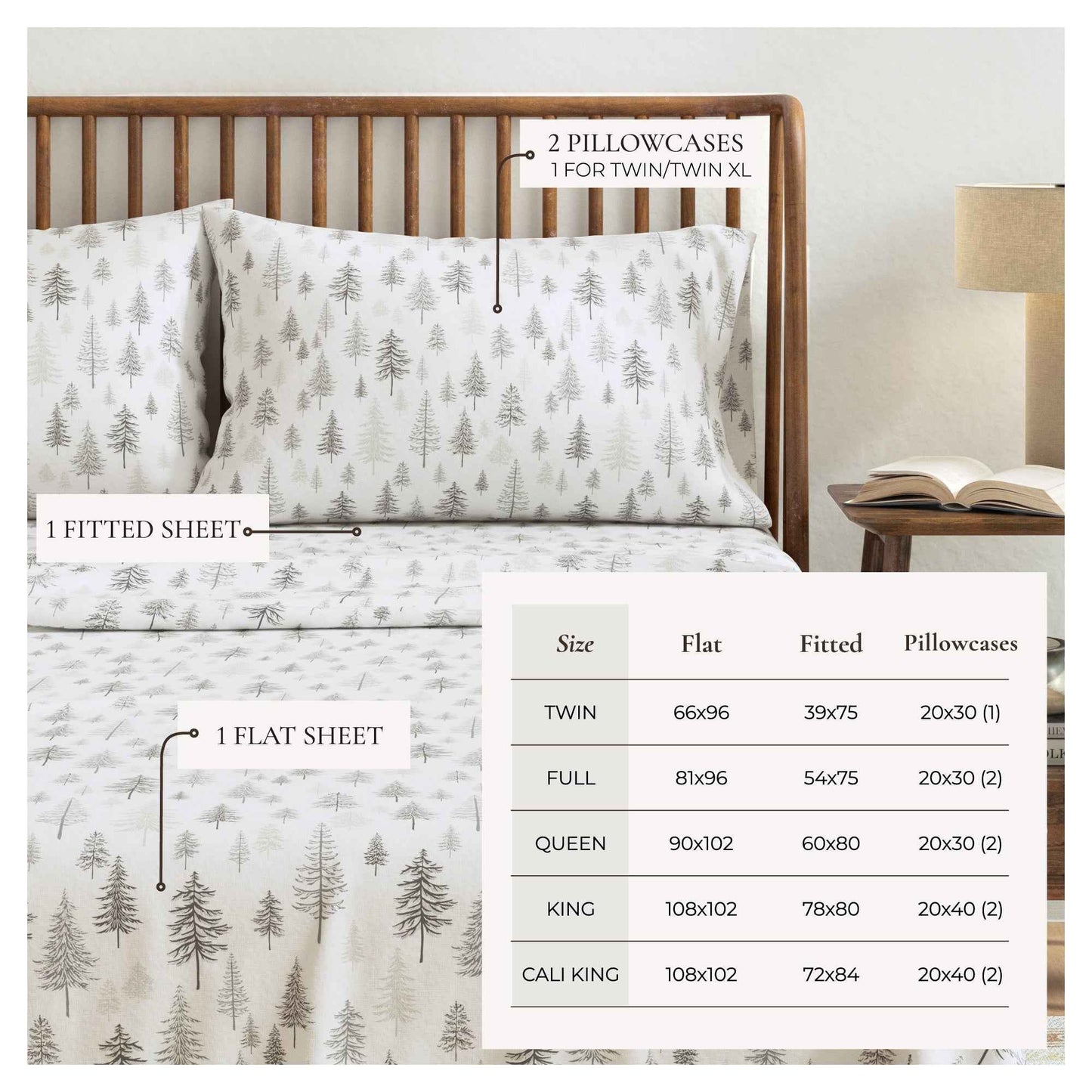 4-Piece Turkish Cotton Flannel Sheet - Stratton Collection
