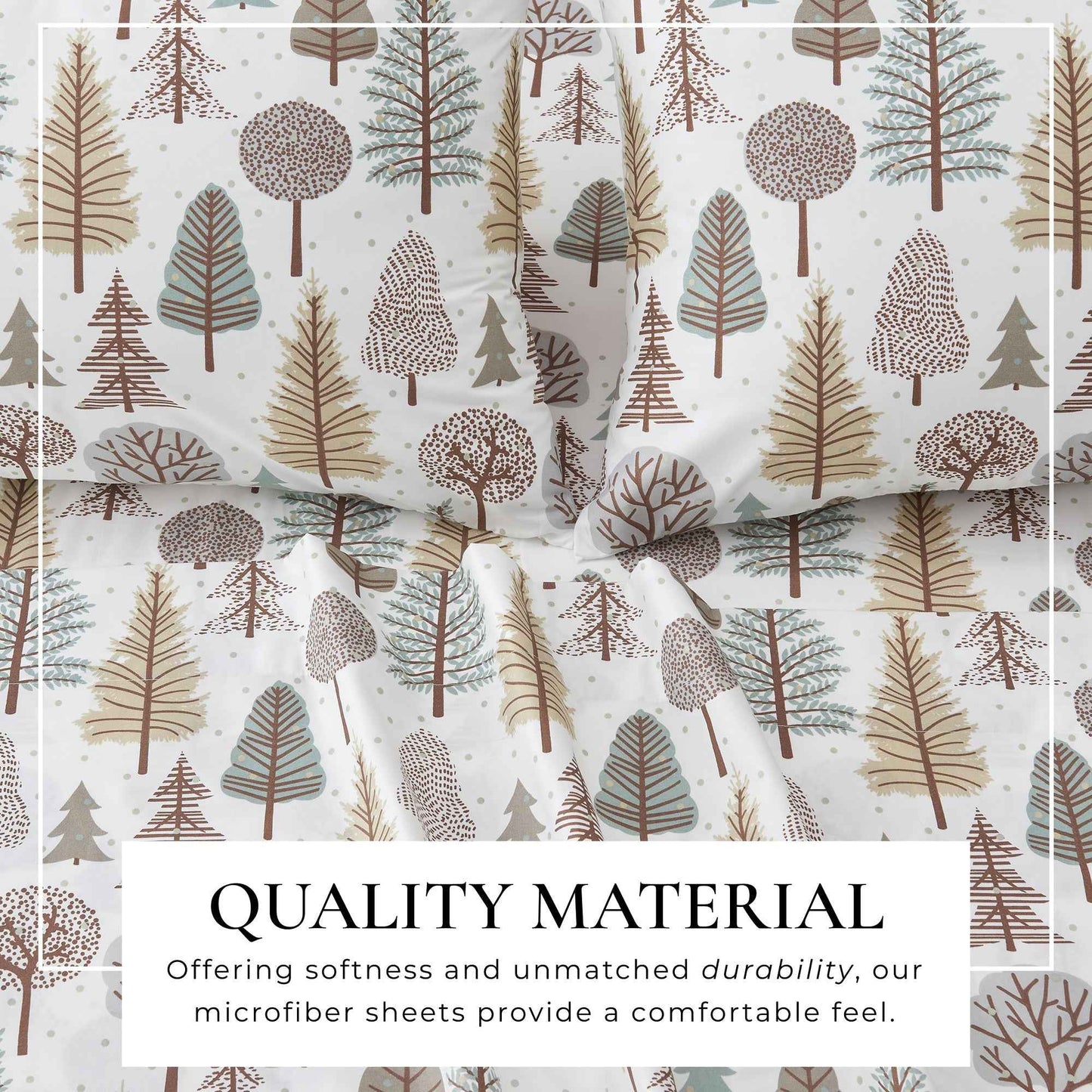 4-Piece Lodge Microfiber Sheet - Mountain Ridge Collection