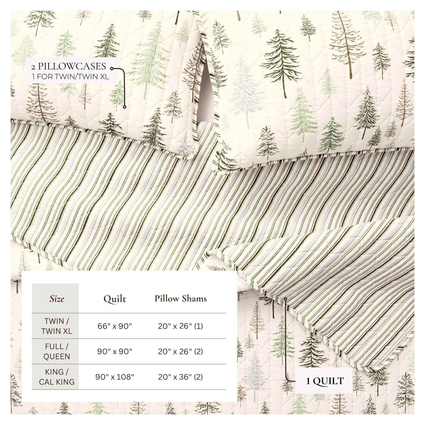 3-Piece Lodge Quilt - Truckee Collection