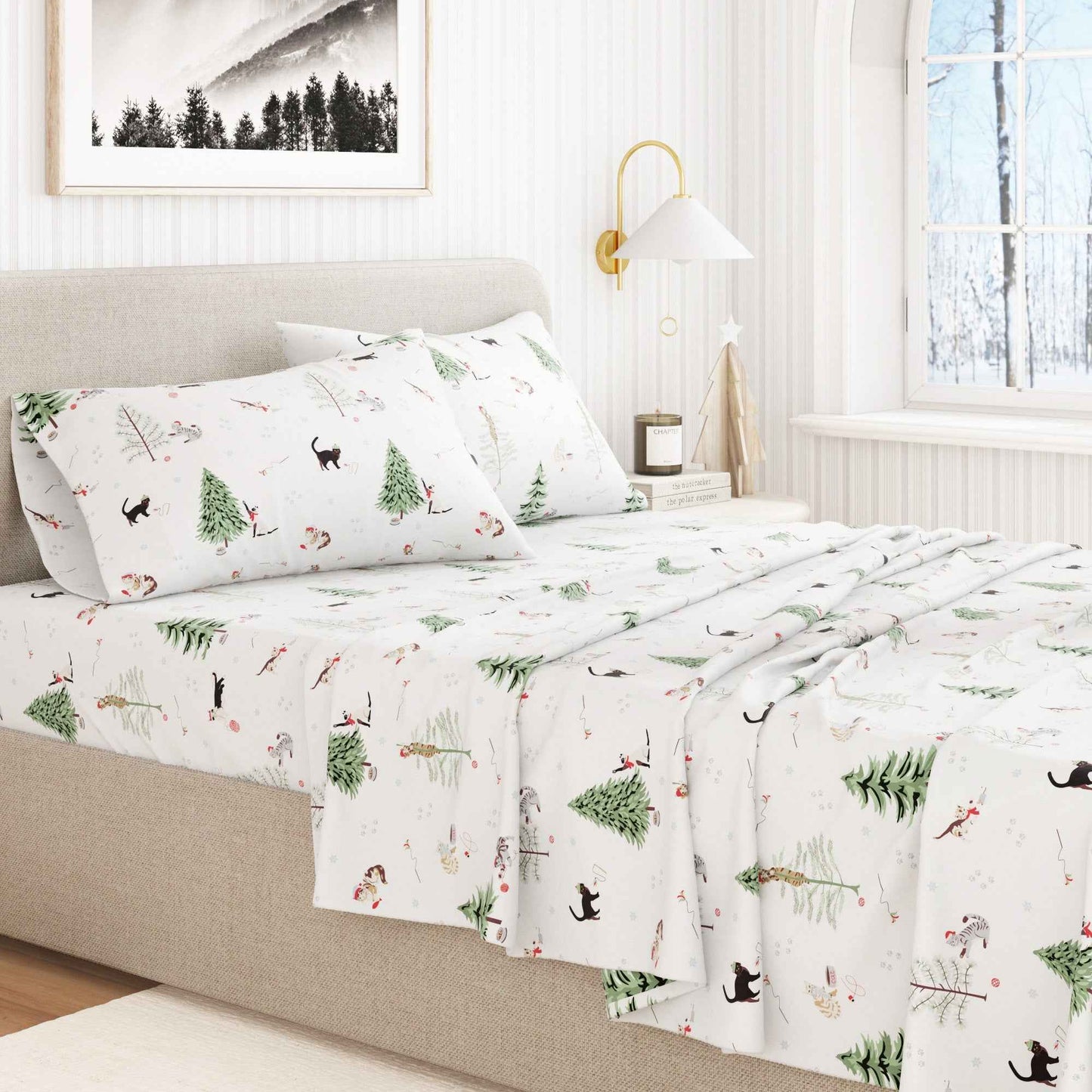 100% Turkish Cotton Flannel Sheet Sets - Boulder Collection