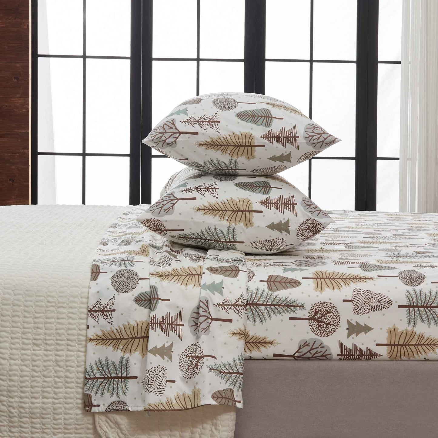 4-Piece Lodge Microfiber Sheet - Mountain Ridge Collection