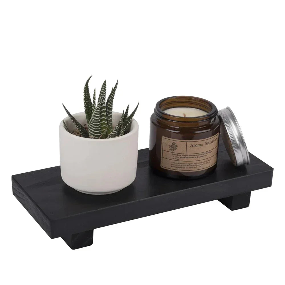 Pedestal Stand - Wooden Small 8.6inch