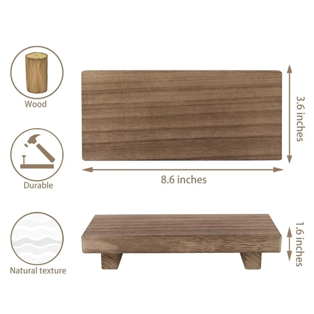 Pedestal Stand - Wooden Small 8.6inch