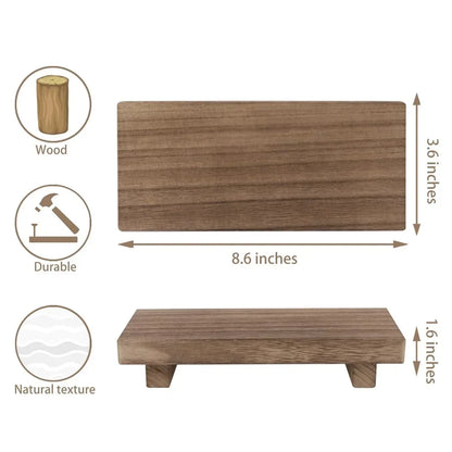Pedestal Stand - Wooden Small 8.6inch