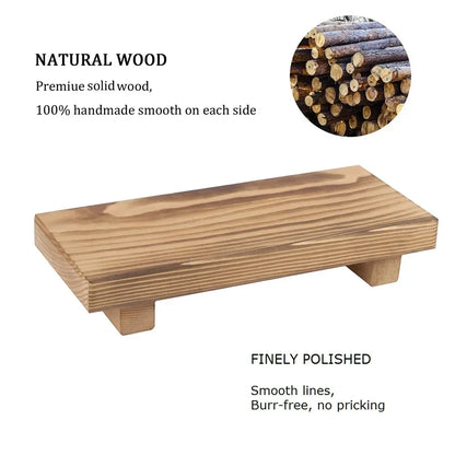Pedestal Stand - Wooden Small 8.6inch