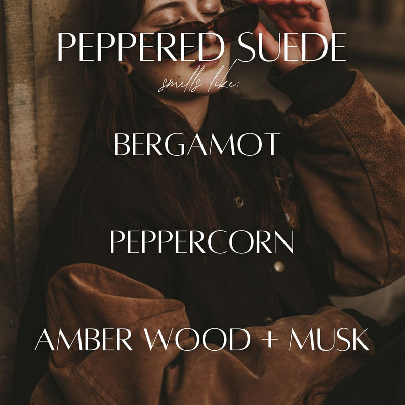 2 oz Room Spray - Peppered Suede