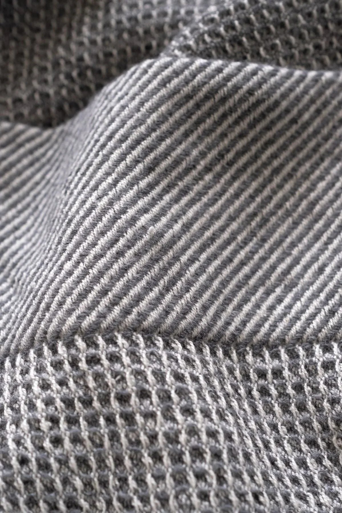 Pergamon Throw in Grey - PoshaBella