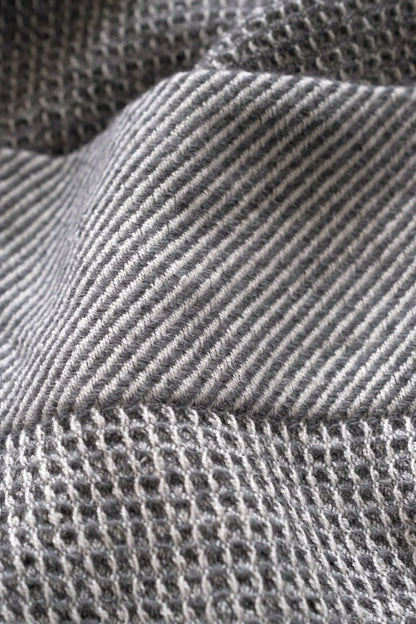 Pergamon Throw in Grey - PoshaBella