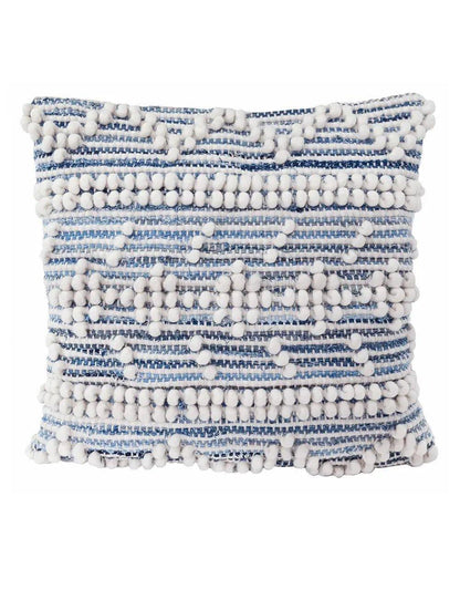 Pillow Case of Recycled Denim | Handwoven Collection - PoshaBella