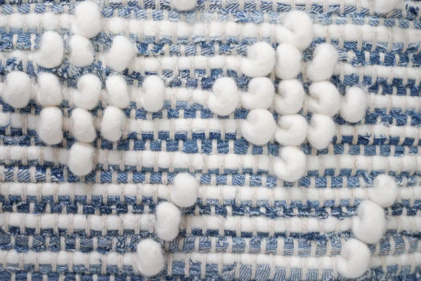 Pillow Case of Recycled Denim | Handwoven Collection - PoshaBella