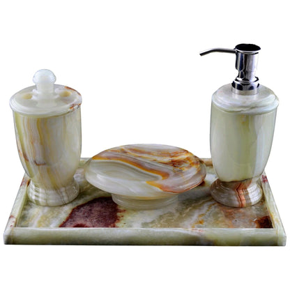 Pistachio Green Onyx Bathroom Set of Atlantic Collection - PoshaBella