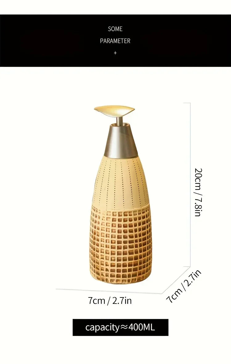 Pump Bottle - Manual Plastic Refillable