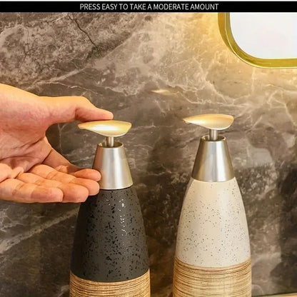 Pump Bottle - Manual Plastic Refillable