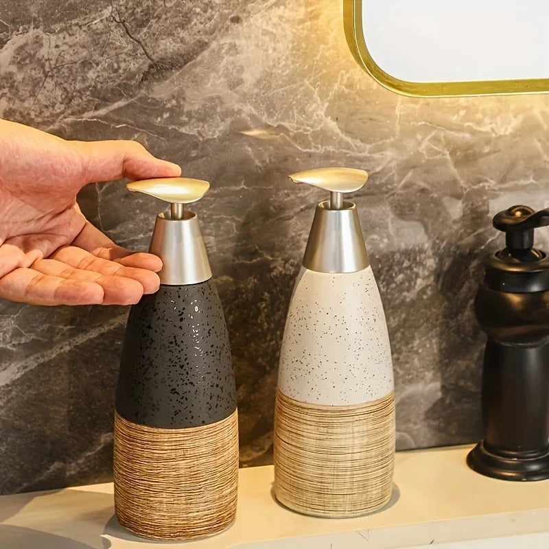 Pump Bottle - Manual Plastic Refillable