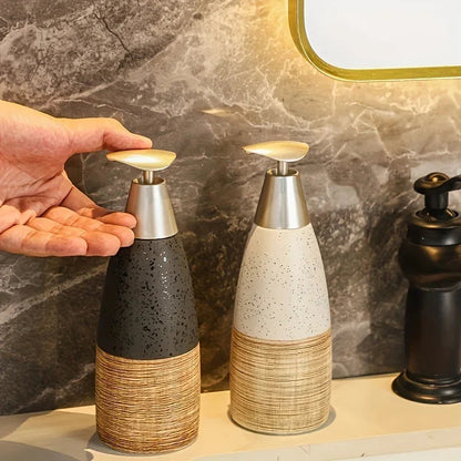 Pump Bottle - Manual Plastic Refillable