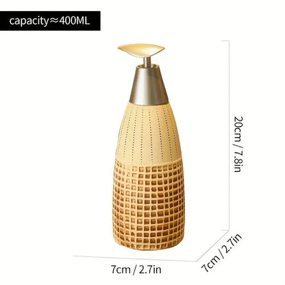 Pump Bottle - Manual Plastic Refillable