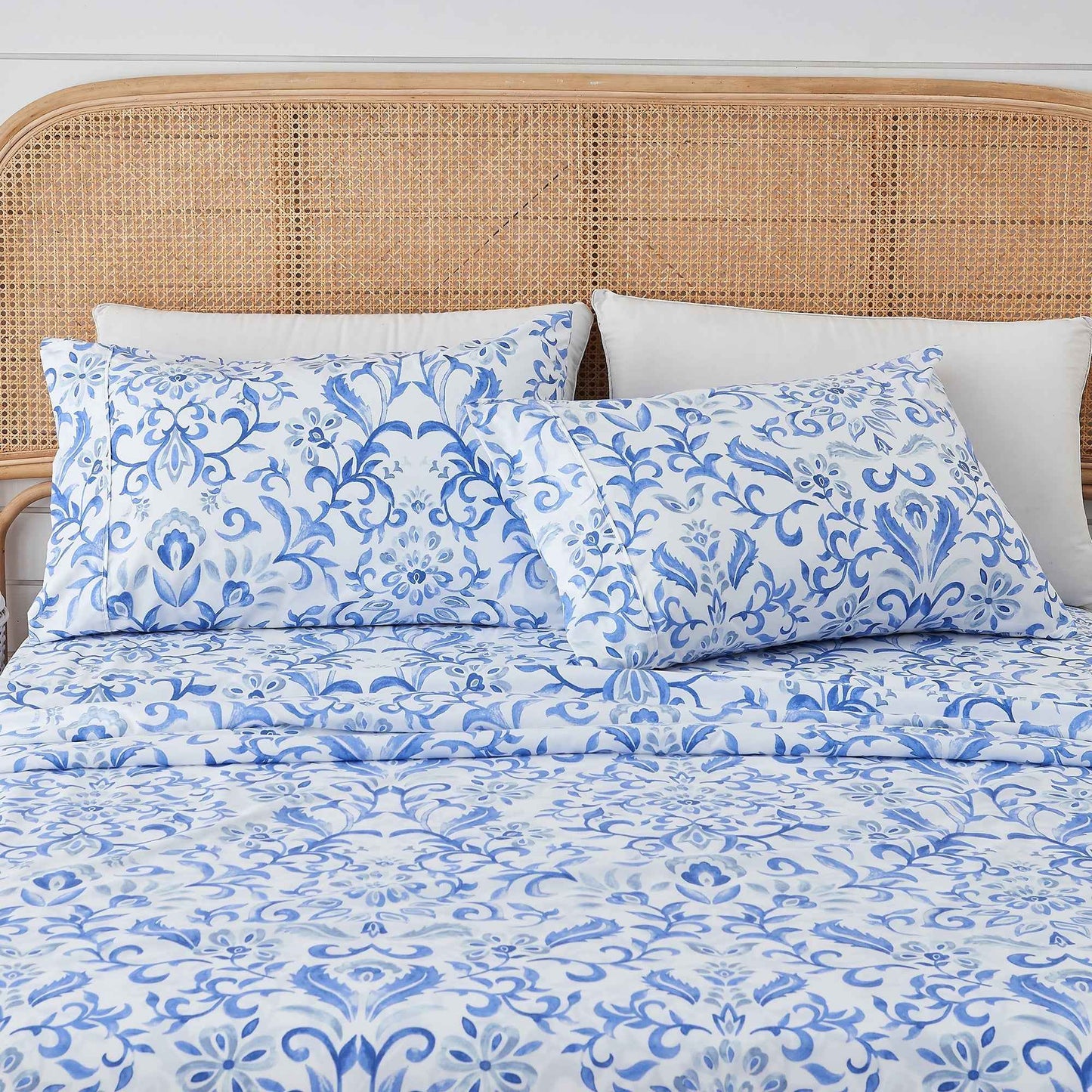 Watercolor Floral Sheet Set - Delia Collection
