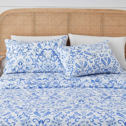 Watercolor Floral Sheet Set - Delia Collection