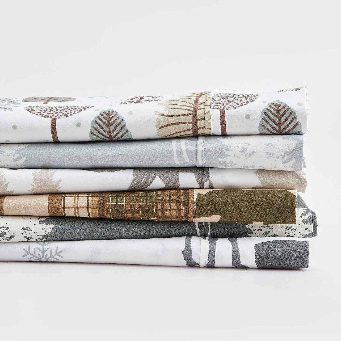 4-Piece Lodge Microfiber Sheet - Mountain Ridge Collection
