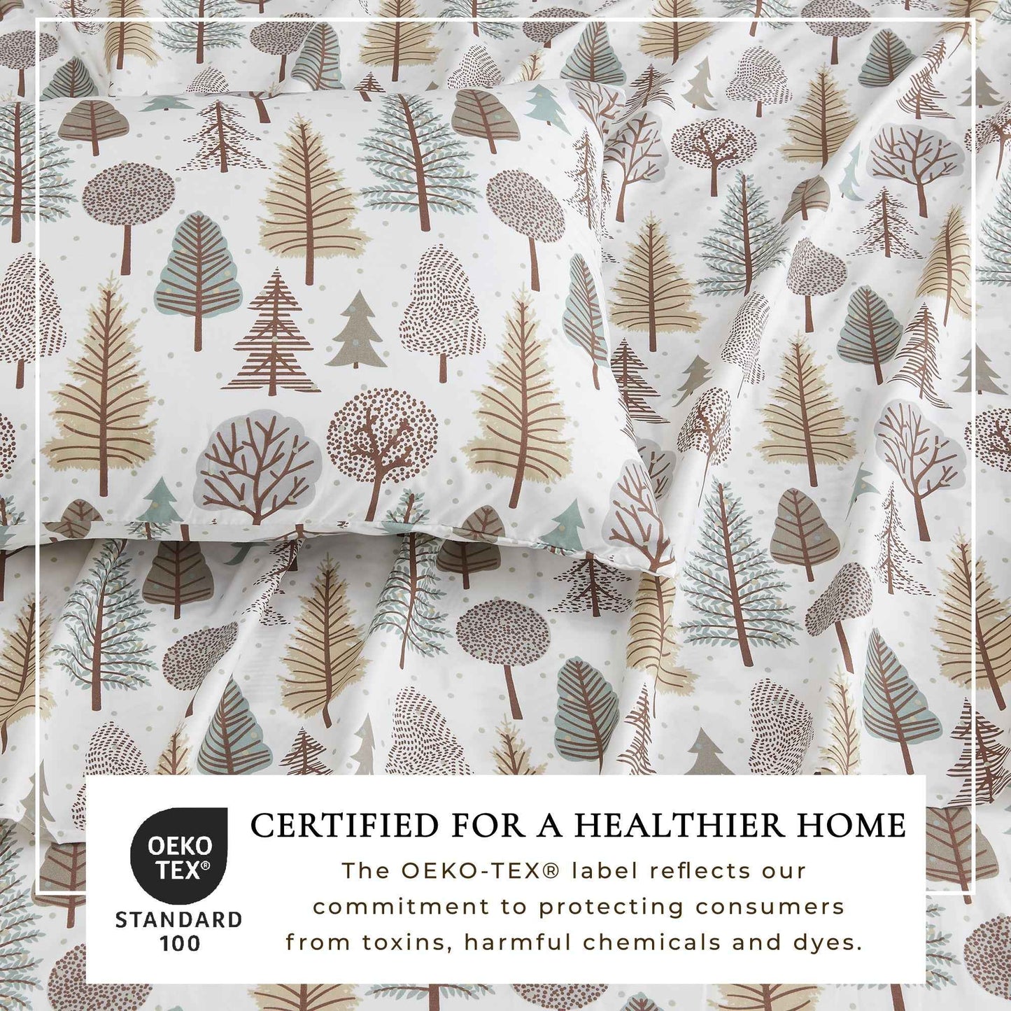 4-Piece Lodge Microfiber Sheet - Mountain Ridge Collection