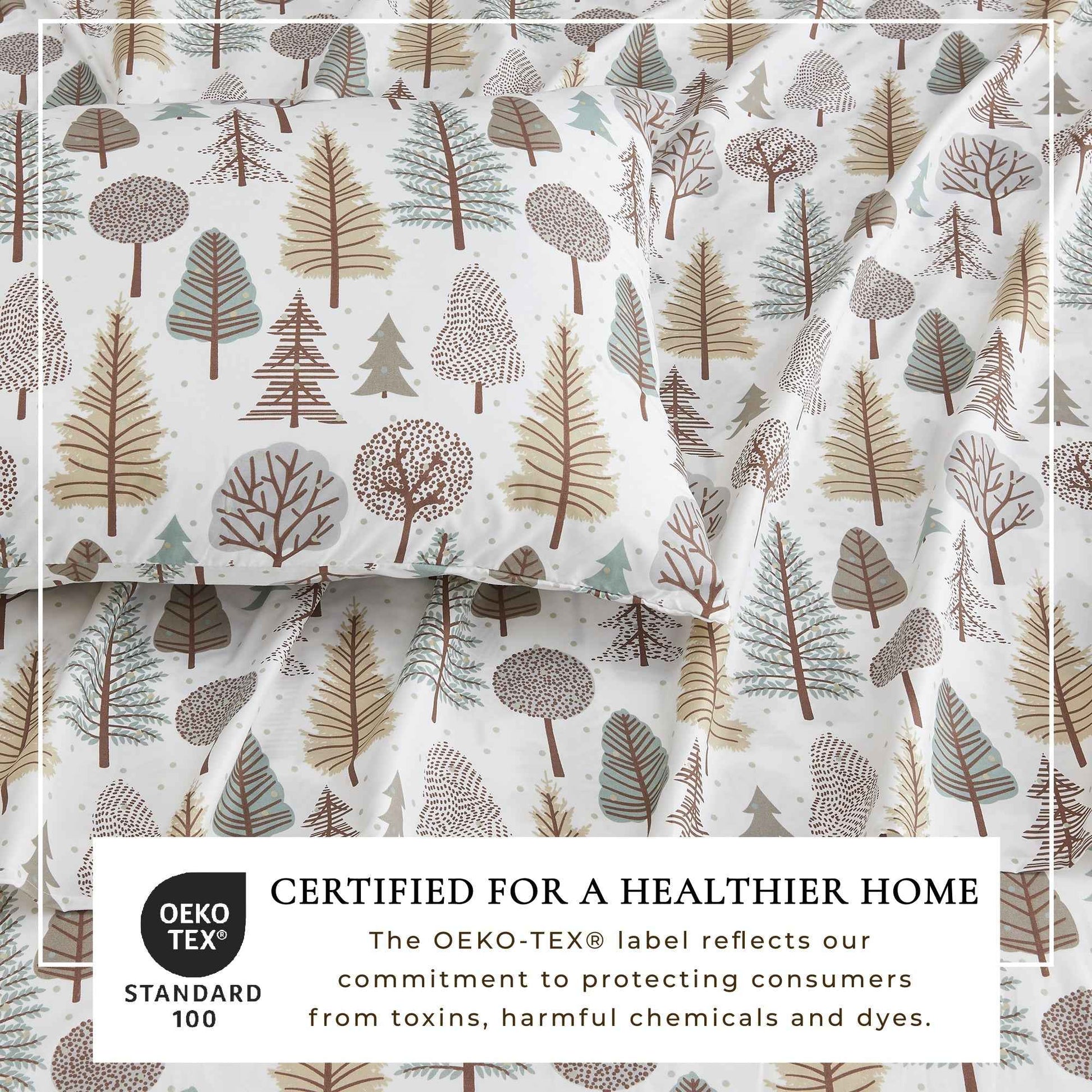 4-Piece Lodge Microfiber Sheet - Mountain Ridge Collection