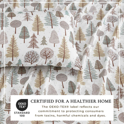 4-Piece Lodge Microfiber Sheet - Mountain Ridge Collection