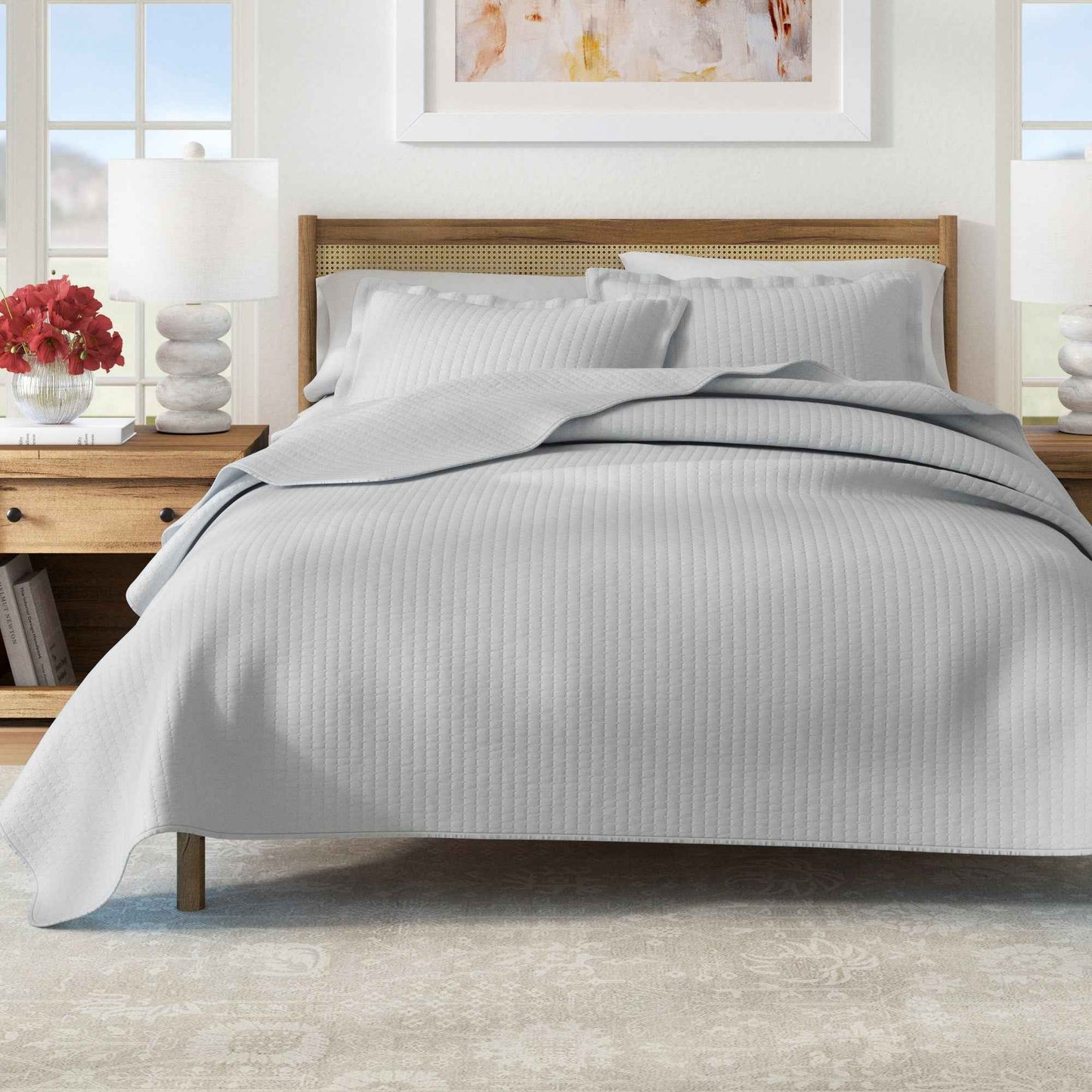 3-Piece Solid Quilt - Alicia Collection