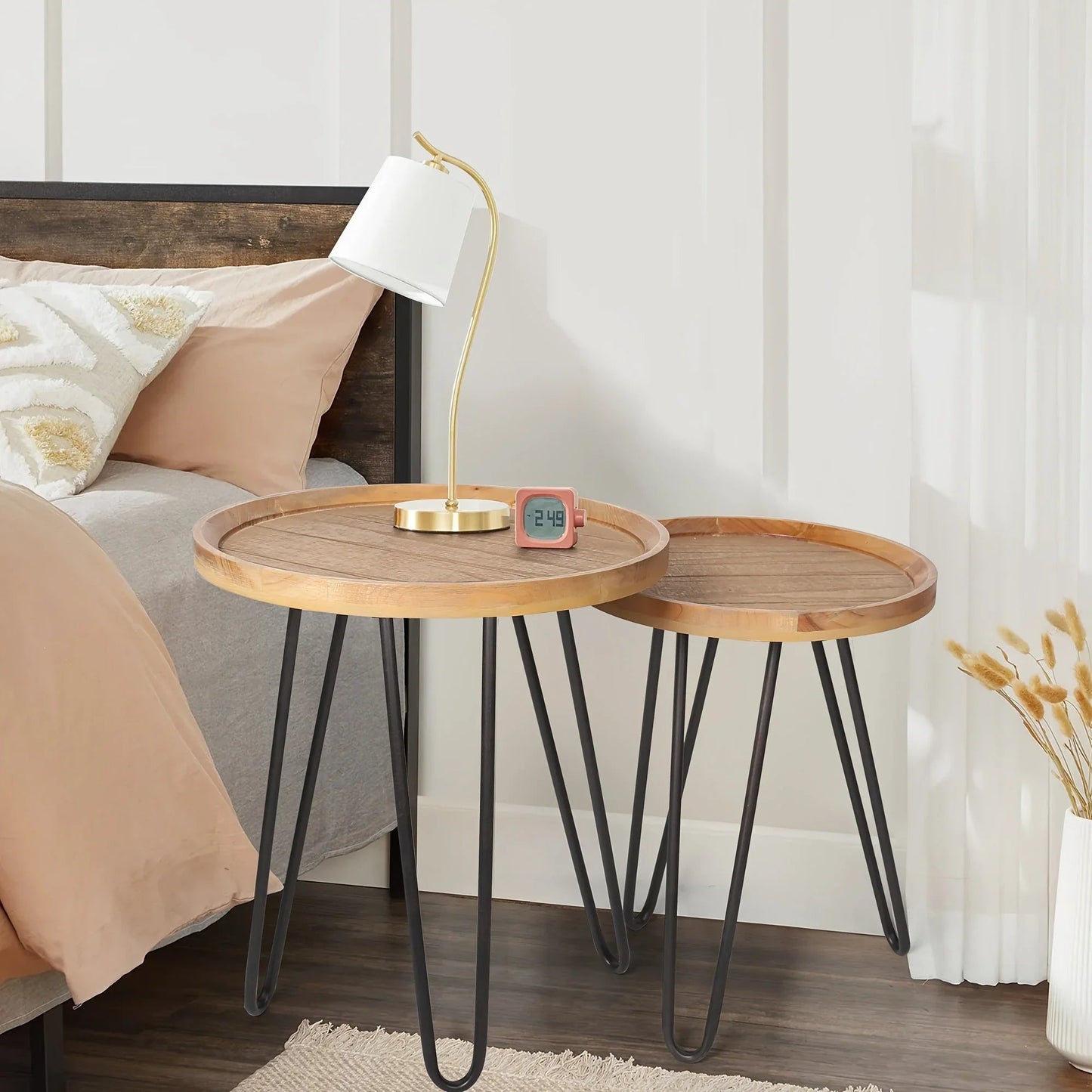 Reclaimed Wood Farmhouse Coffee Table with Storage