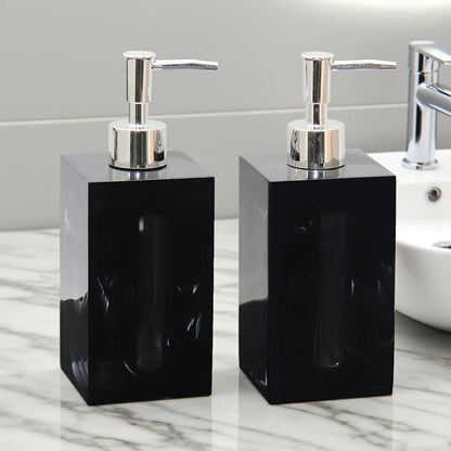 Resin Soap Dispenser, Freestanding Countertop Lotion Pump Bottle, Visible Capacity Liquid Hand Soap Dispenser, No Electricity Needed, for Bathroom, Kitchen, Laundry Room, Shampoo, Body Wash, Lotion