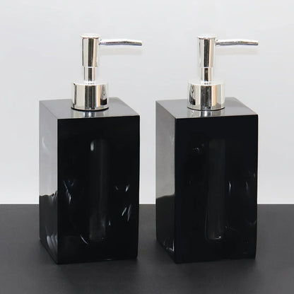 Resin Soap Dispenser, Freestanding Countertop Lotion Pump Bottle, Visible Capacity Liquid Hand Soap Dispenser, No Electricity Needed, for Bathroom, Kitchen, Laundry Room, Shampoo, Body Wash, Lotion