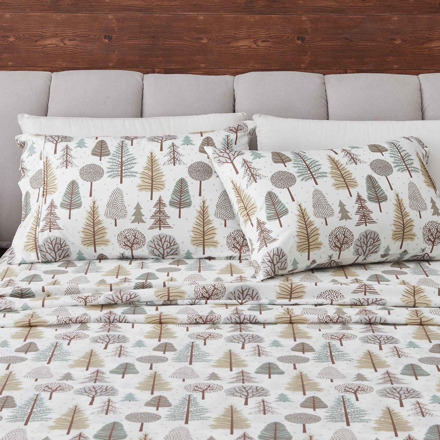 4-Piece Lodge Microfiber Sheet - Mountain Ridge Collection