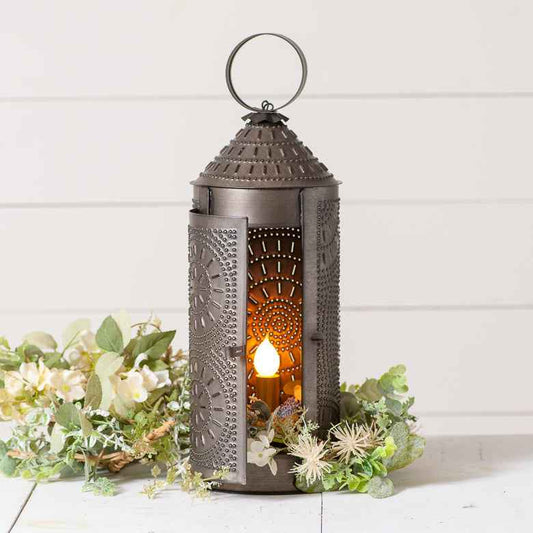 18-Inch Chimney Lantern in Kettle Black