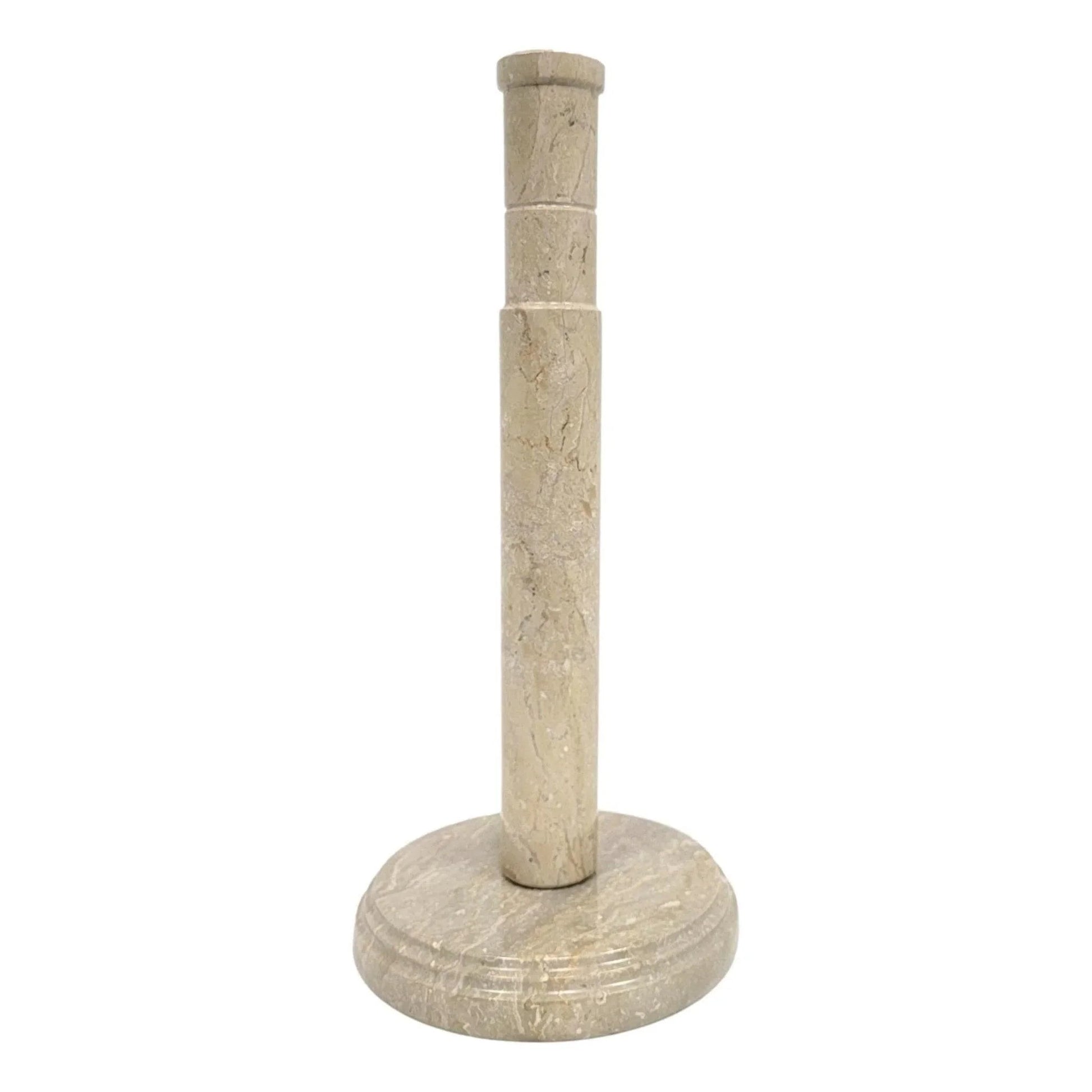 Sahara Beige Marble Kitchen Towel Holder & Despenser - PoshaBella