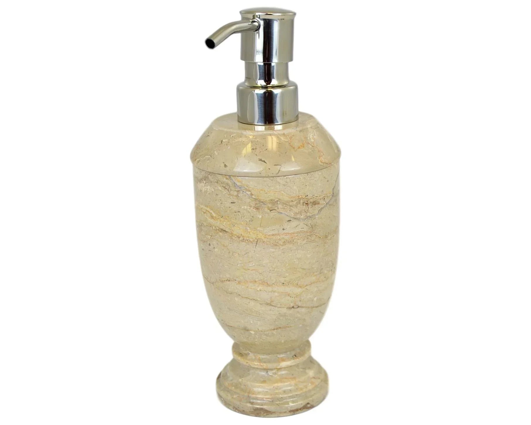 Sahara Beige Marble Soap & Lotion Dispenser - PoshaBella