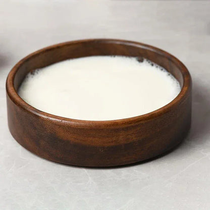 Salad Bowl - Boat-Shaped Walnut Wood