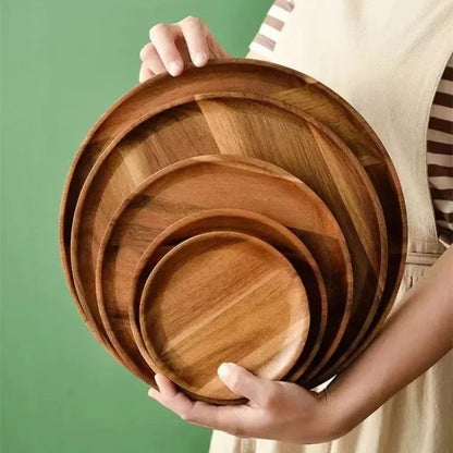 Serving Platter - Eco-Friendly Wood Round