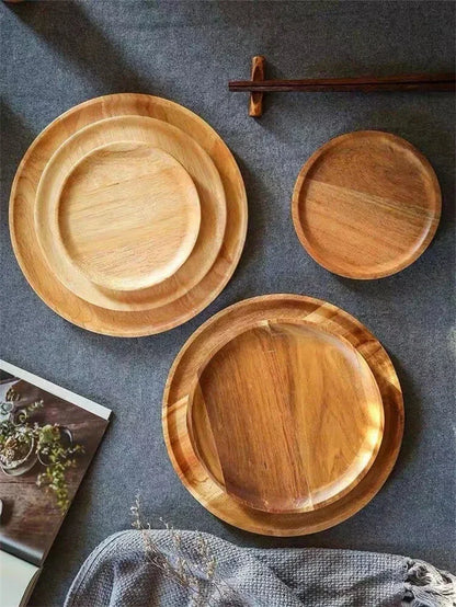 Serving Platter - Eco-Friendly Wood Round