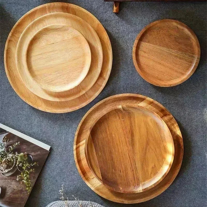 Serving Platter - Eco-Friendly Wood Round