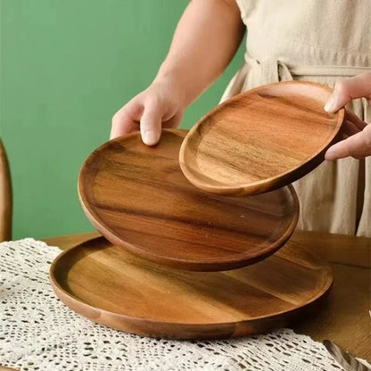 Serving Platter - Eco-Friendly Wood Round