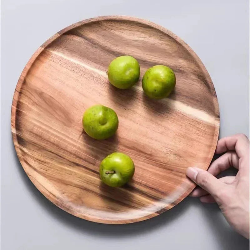 Serving Platter - Eco-Friendly Wood Round